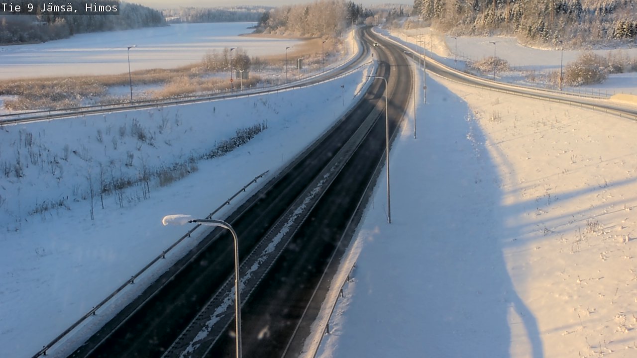 Weather Camera Image Road 9 Jämsä, Himos, Jämsä, Keski-Suomi