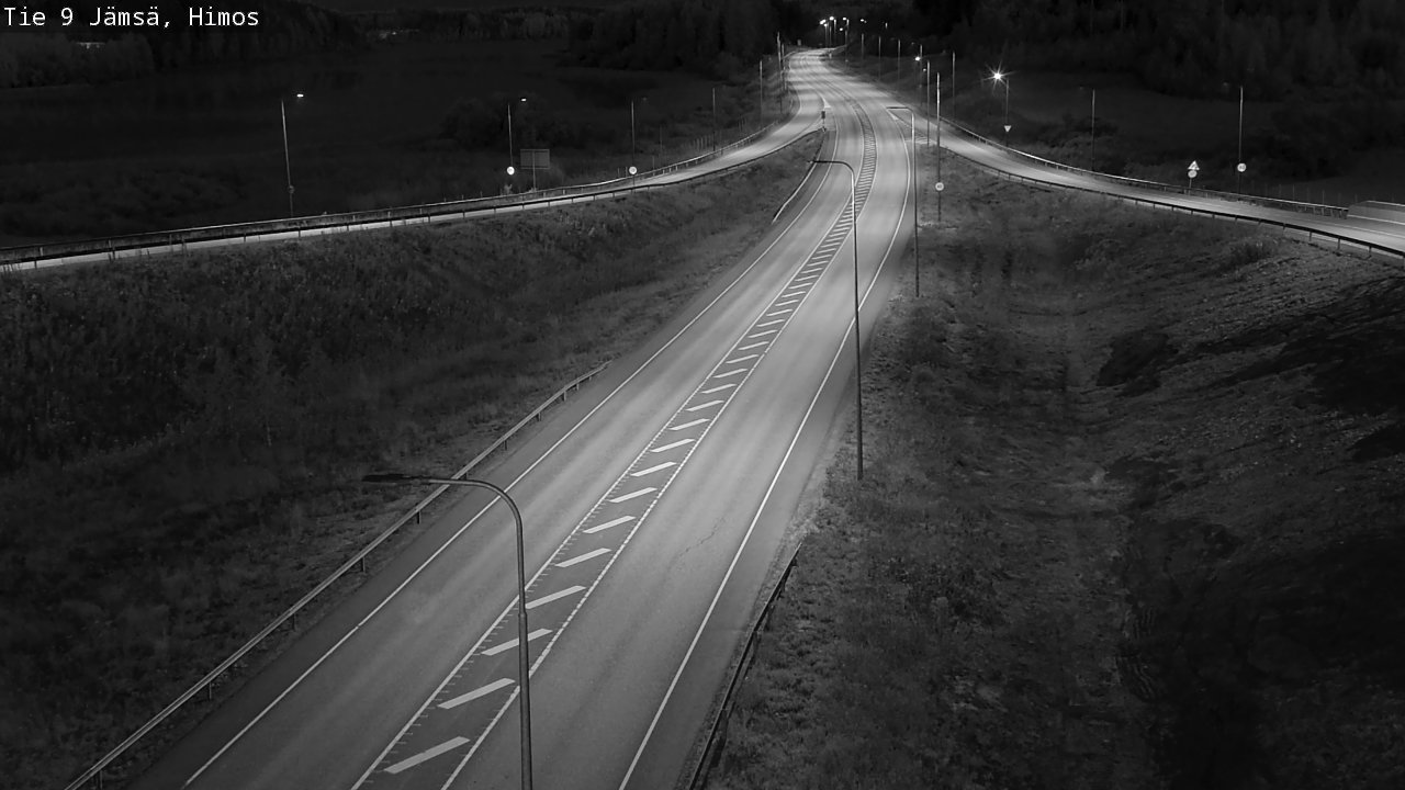 Weather Camera Image Väg 9 Jämsä, Himos, Jämsä, Keski-Suomi