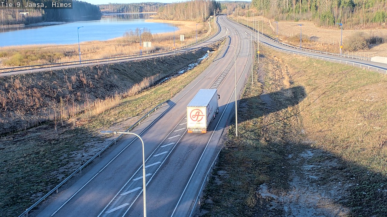 Weather Camera Image Road 9 Jämsä, Himos, Jämsä, Keski-Suomi
