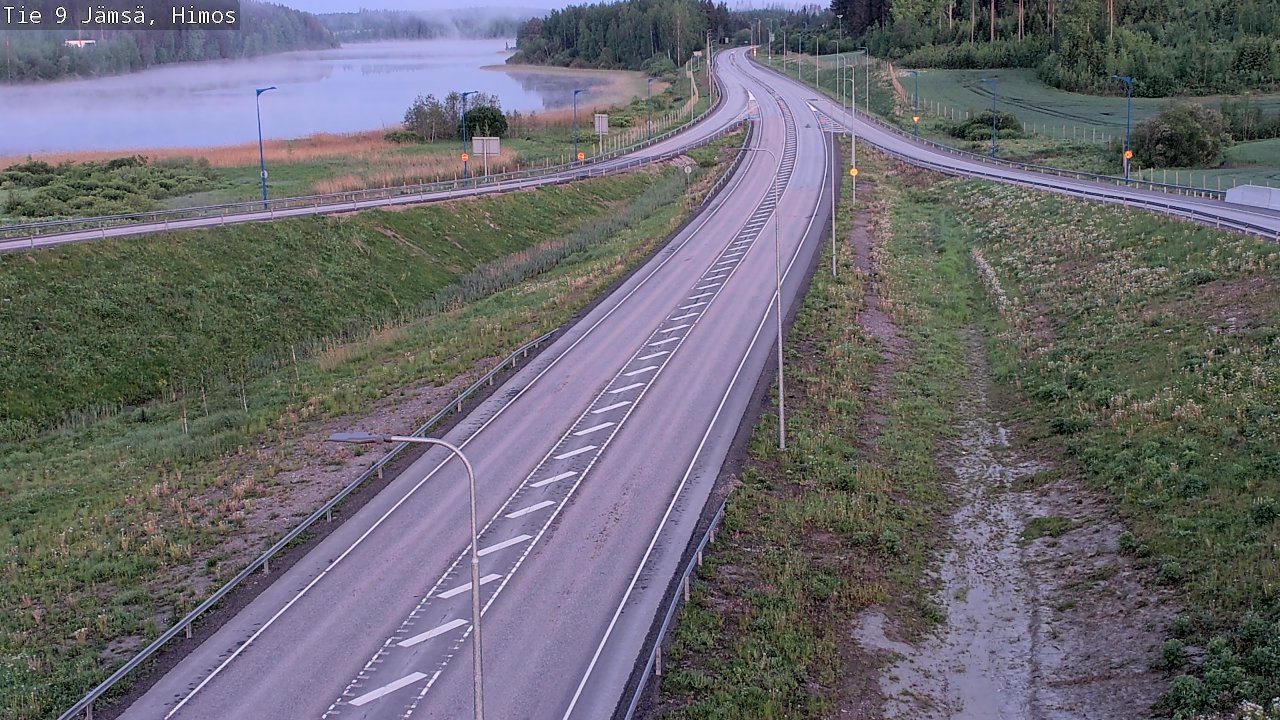 Weather Camera Image Road 9 Jämsä, Himos, Jämsä, Keski-Suomi