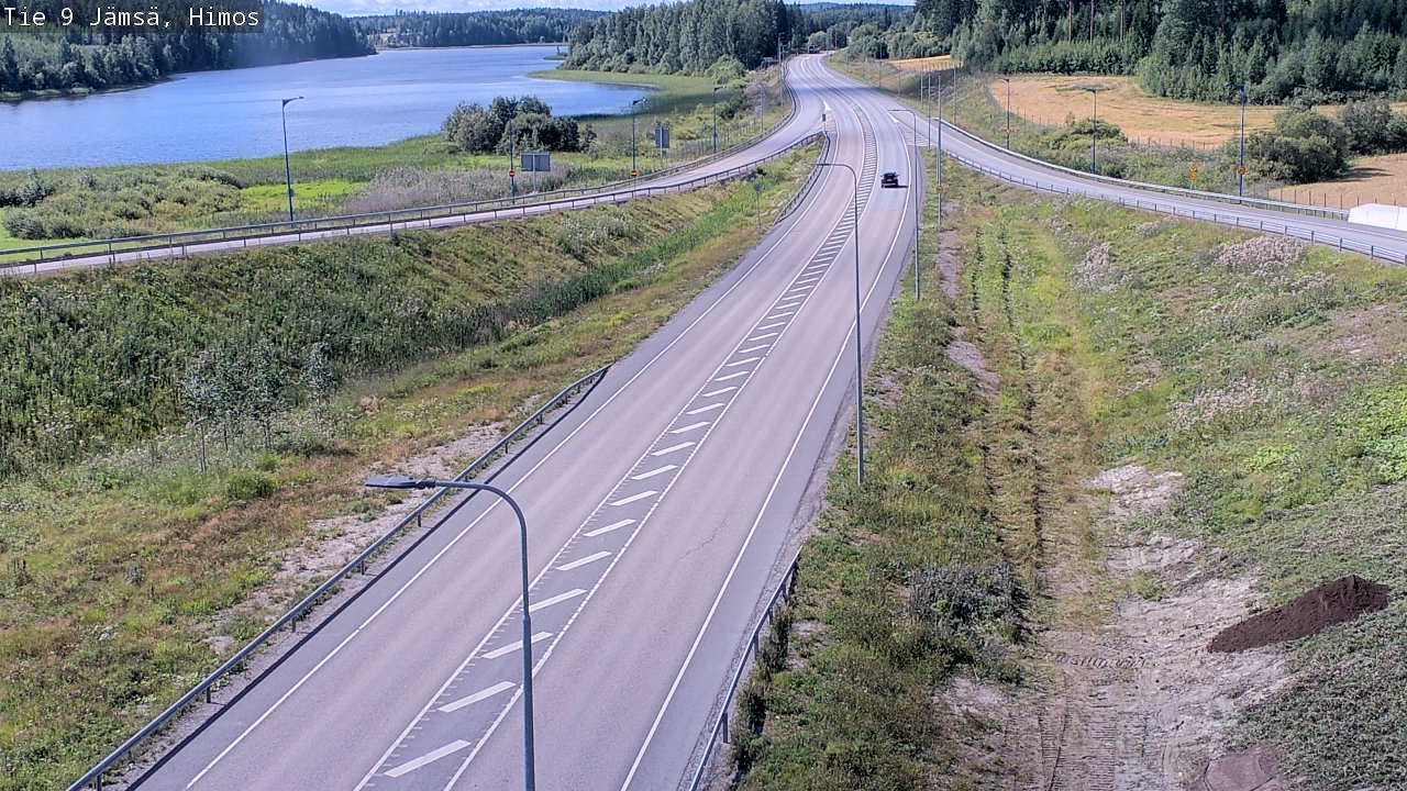Weather Camera Image Väg 9 Jämsä, Himos, Jämsä, Keski-Suomi