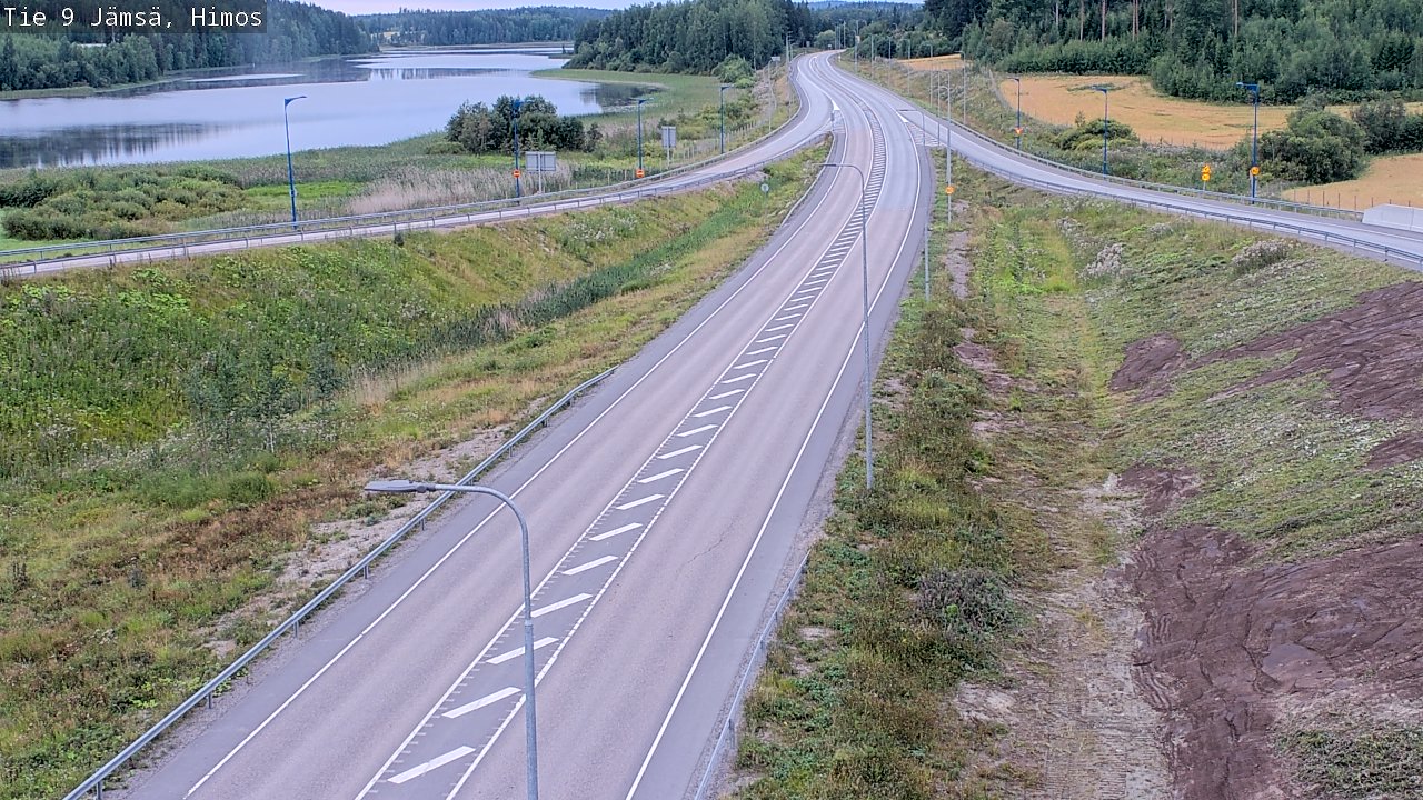Weather Camera Image Väg 9 Jämsä, Himos, Jämsä, Keski-Suomi