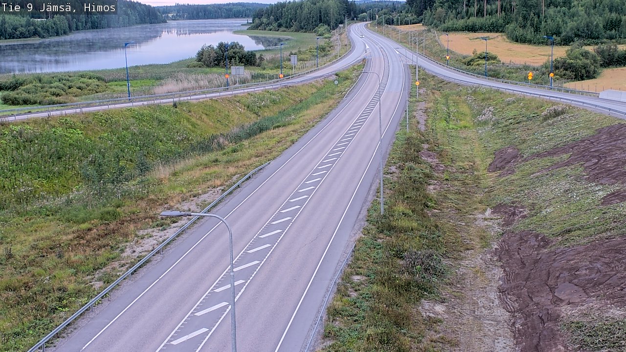 Weather Camera Image Väg 9 Jämsä, Himos, Jämsä, Keski-Suomi