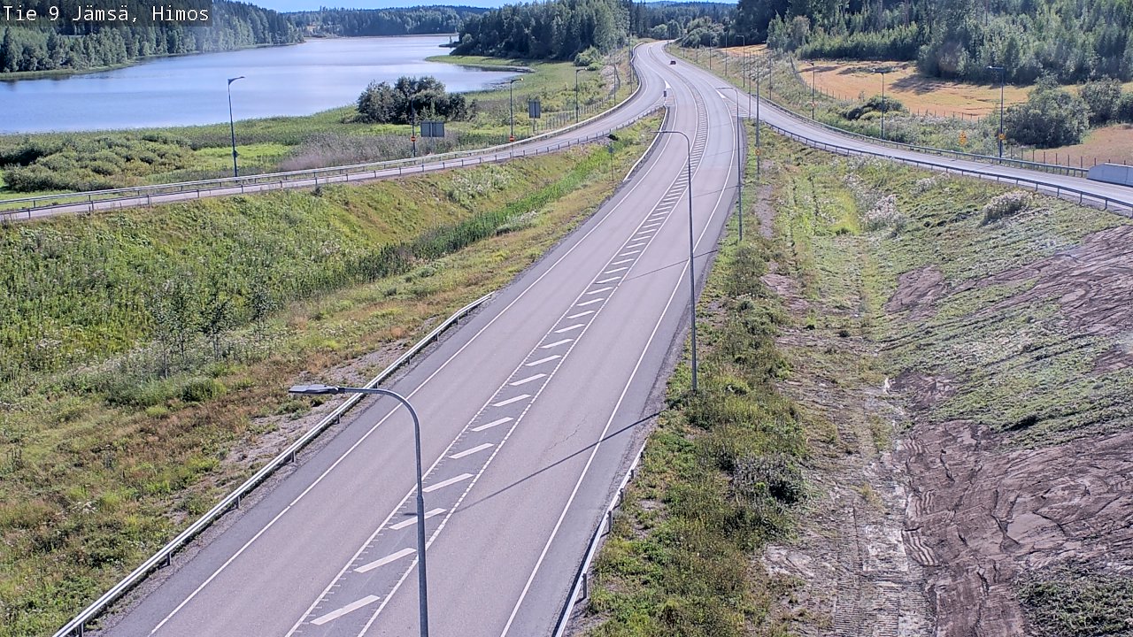 Weather Camera Image Väg 9 Jämsä, Himos, Jämsä, Keski-Suomi