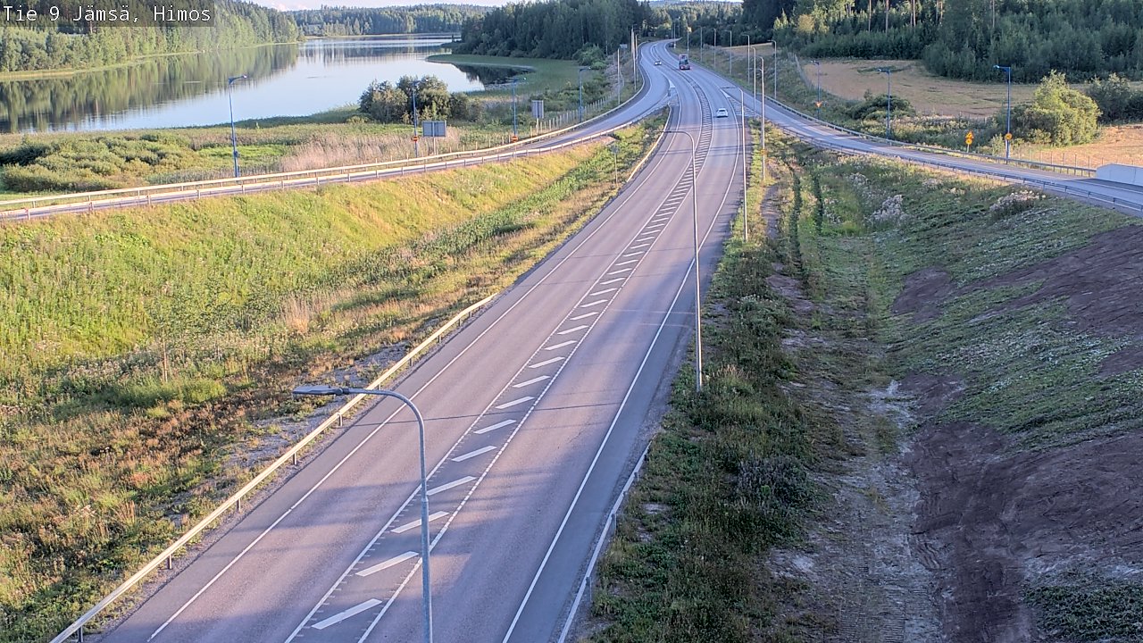 Weather Camera Image Väg 9 Jämsä, Himos, Jämsä, Keski-Suomi