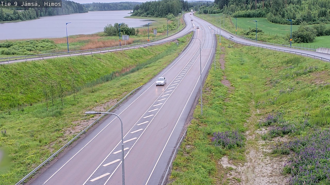 Weather Camera Image Väg 9 Jämsä, Himos, Jämsä, Keski-Suomi