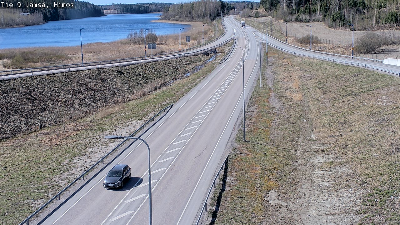 Weather Camera Image Road 9 Jämsä, Himos, Jämsä, Keski-Suomi
