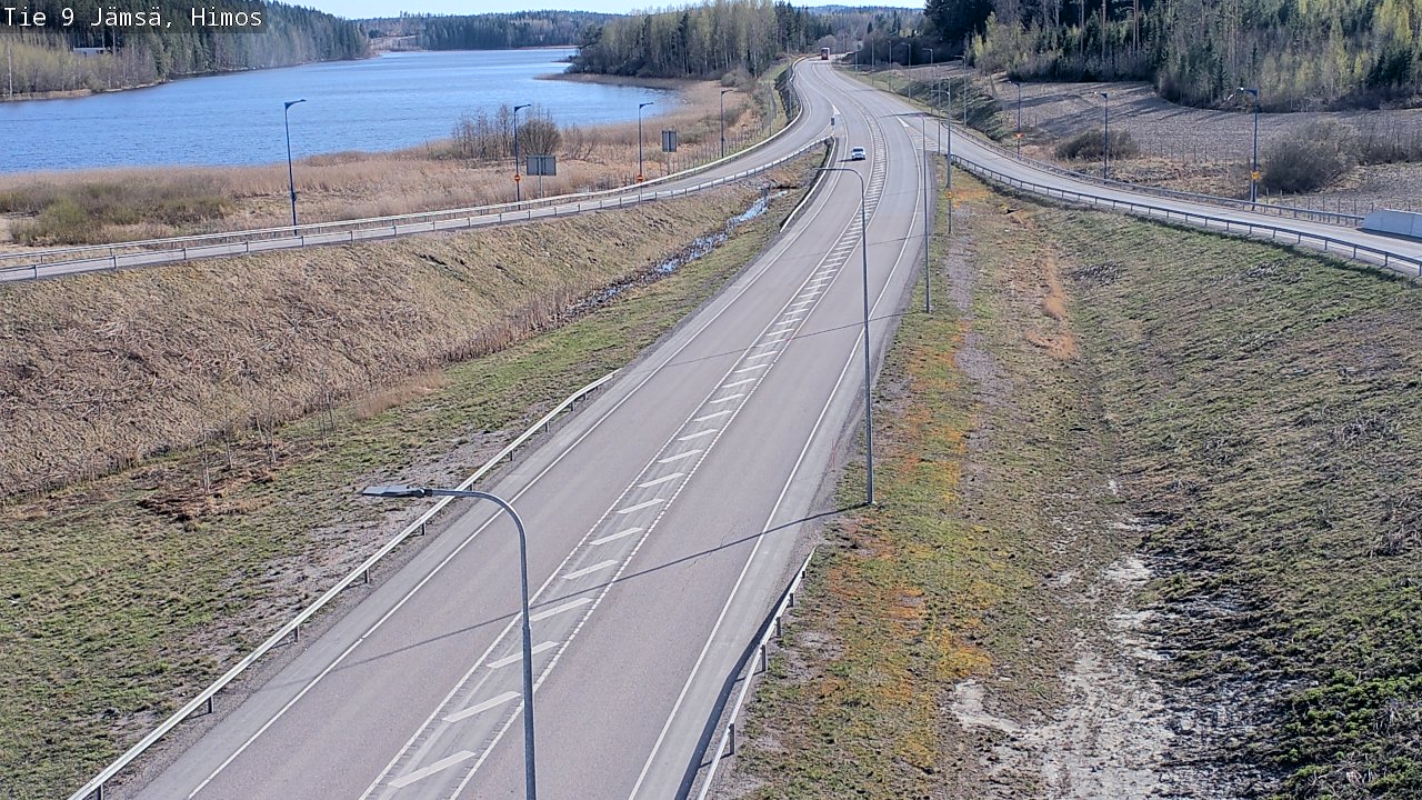 Weather Camera Image Road 9 Jämsä, Himos, Jämsä, Keski-Suomi