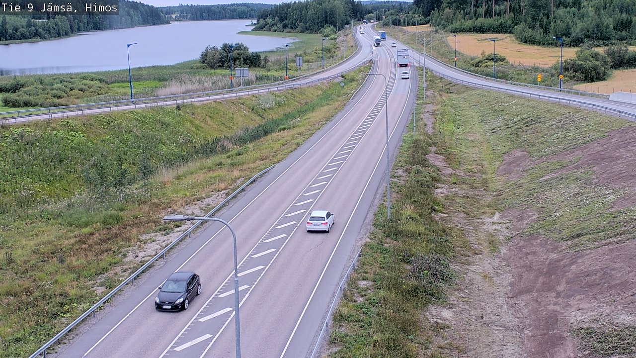 Weather Camera Image Road 9 Jämsä, Himos, Jämsä, Keski-Suomi