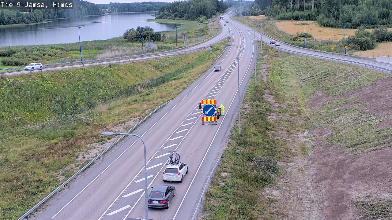 Weather Camera Image Road 9 Jämsä, Himos, Jämsä, Keski-Suomi