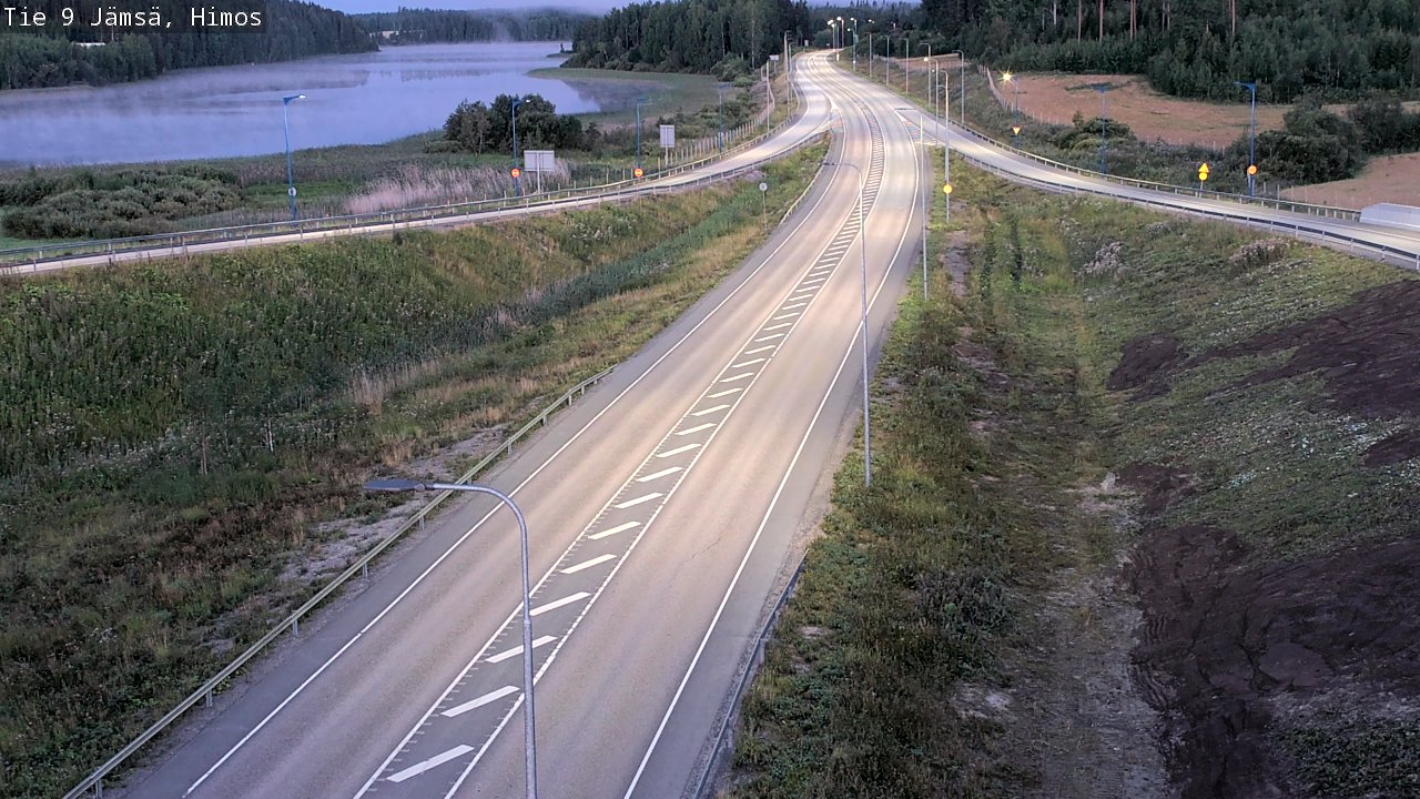 Weather Camera Image Väg 9 Jämsä, Himos, Jämsä, Keski-Suomi