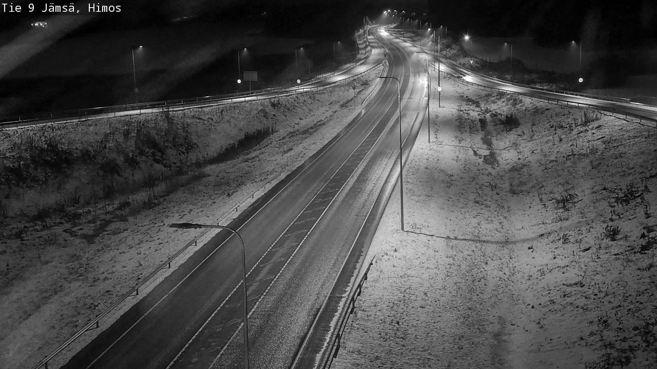 Weather Camera Image Road 9 Jämsä, Himos, Jämsä, Keski-Suomi