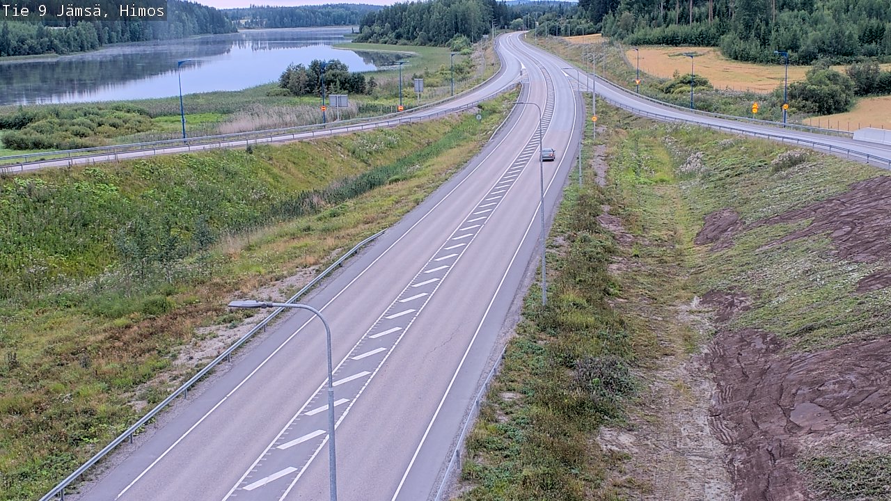 Weather Camera Image Väg 9 Jämsä, Himos, Jämsä, Keski-Suomi