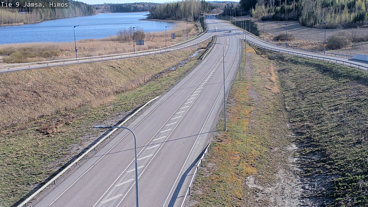 Weather Camera Image Road 9 Jämsä, Himos, Jämsä, Keski-Suomi