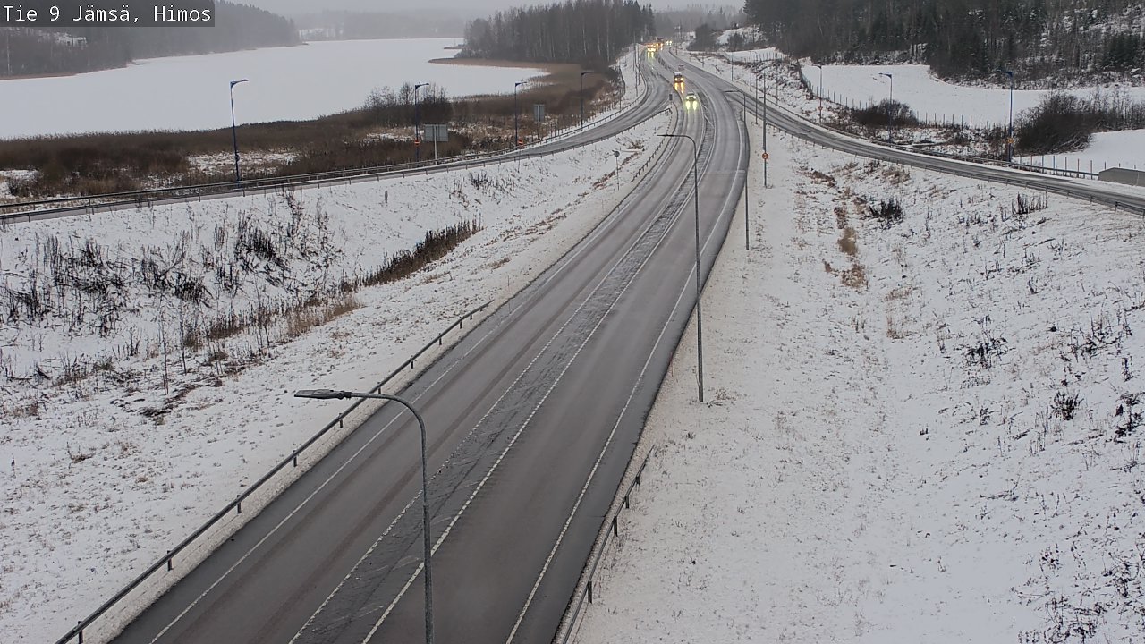 Weather Camera Image Road 9 Jämsä, Himos, Jämsä, Keski-Suomi