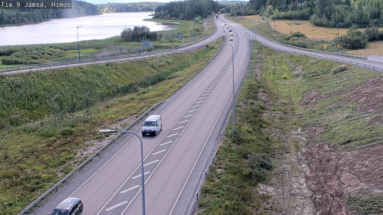 Weather Camera Image Väg 9 Jämsä, Himos, Jämsä, Keski-Suomi