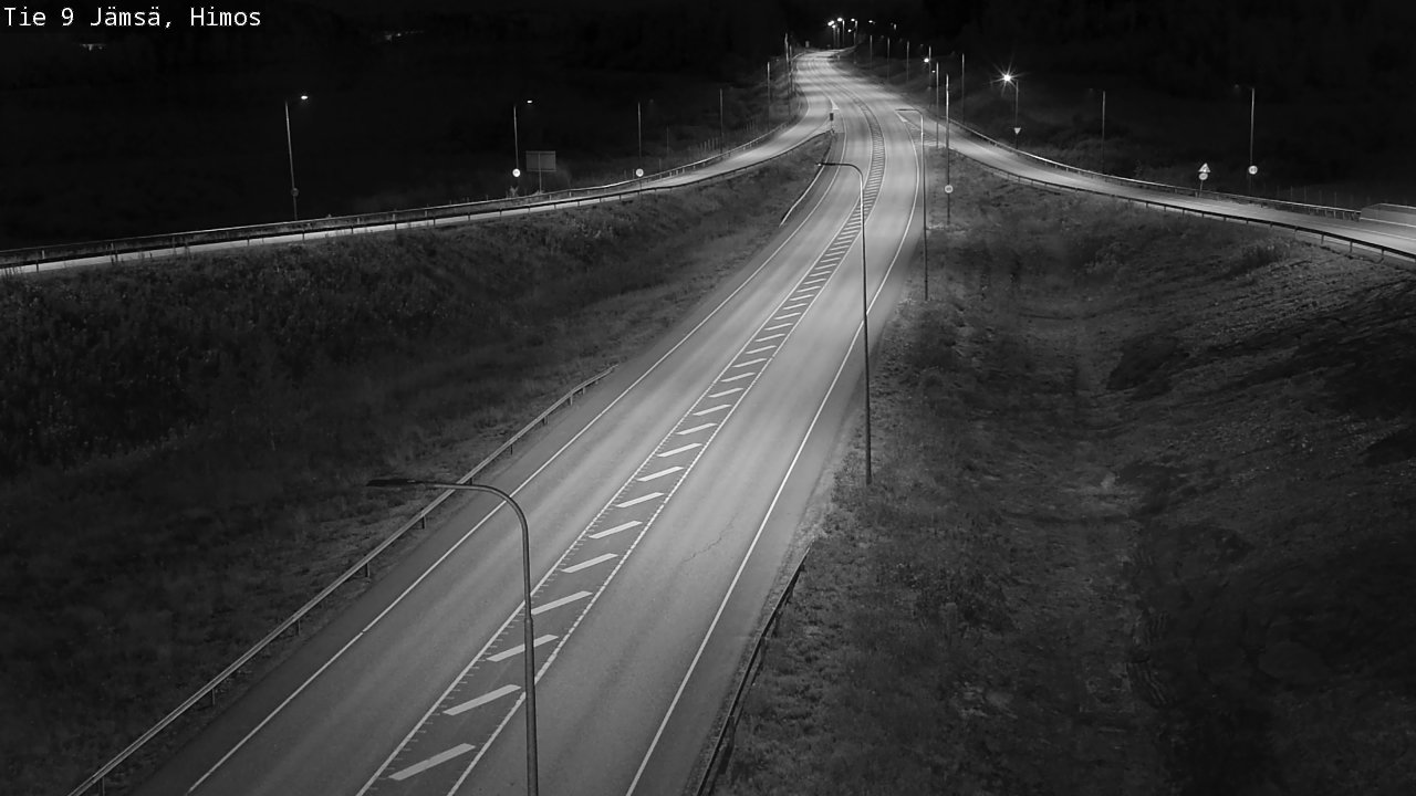 Weather Camera Image Väg 9 Jämsä, Himos, Jämsä, Keski-Suomi