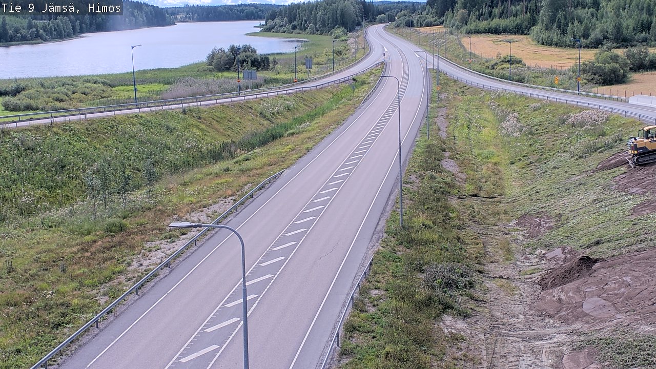 Weather Camera Image Väg 9 Jämsä, Himos, Jämsä, Keski-Suomi