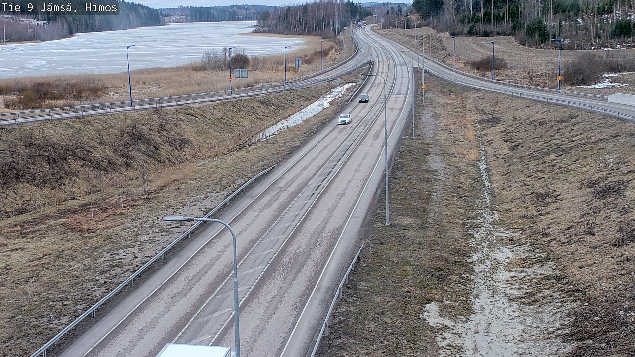 Weather Camera Image Väg 9 Jämsä, Himos, Jämsä, Keski-Suomi