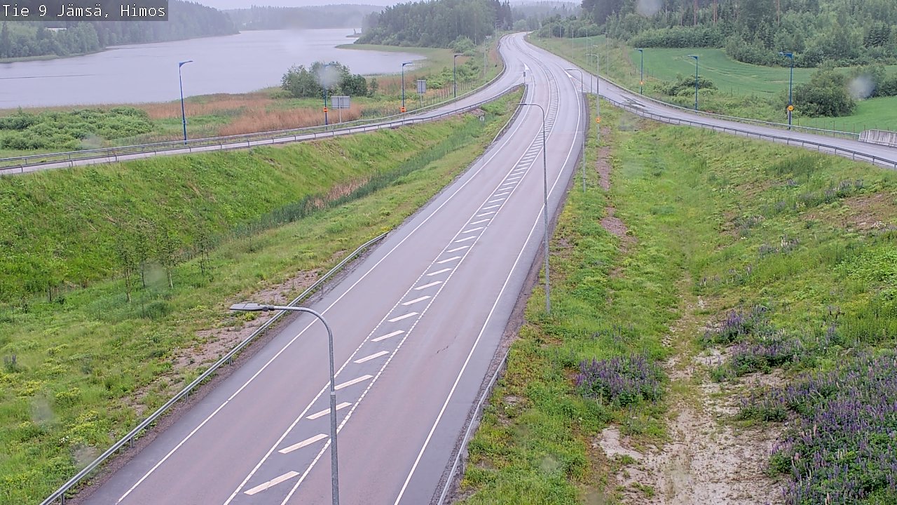 Weather Camera Image Road 9 Jämsä, Himos, Jämsä, Keski-Suomi