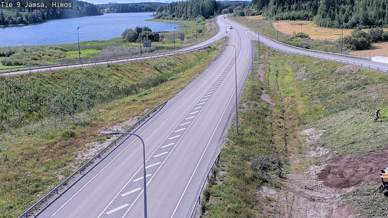 Weather Camera Image Väg 9 Jämsä, Himos, Jämsä, Keski-Suomi