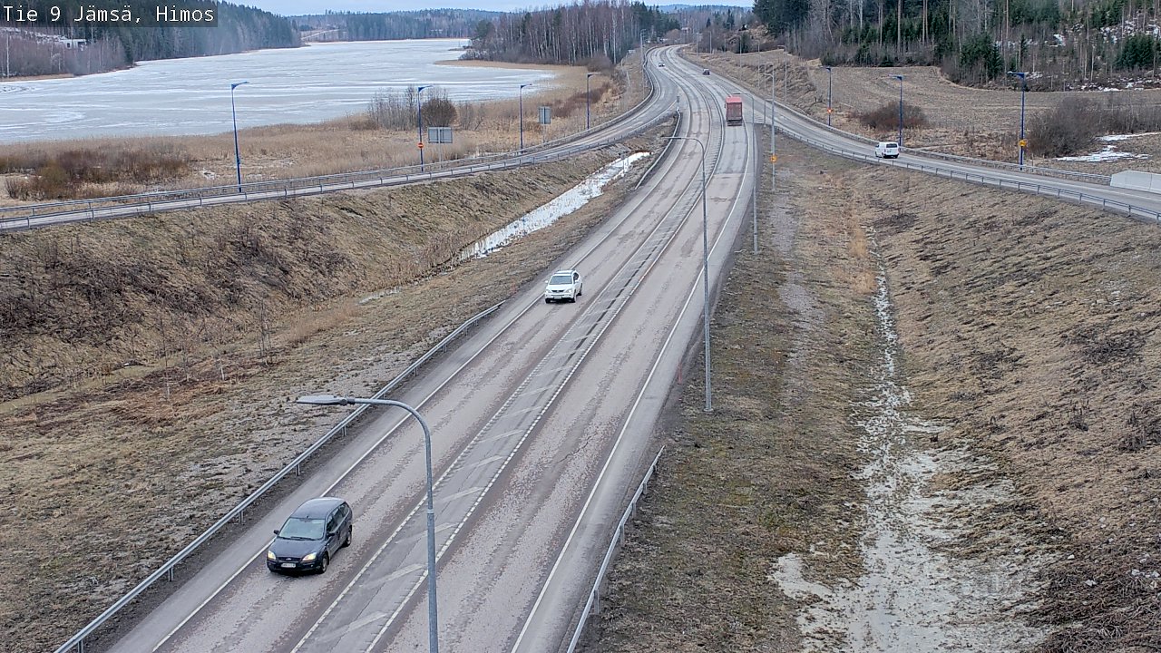 Weather Camera Image Väg 9 Jämsä, Himos, Jämsä, Keski-Suomi