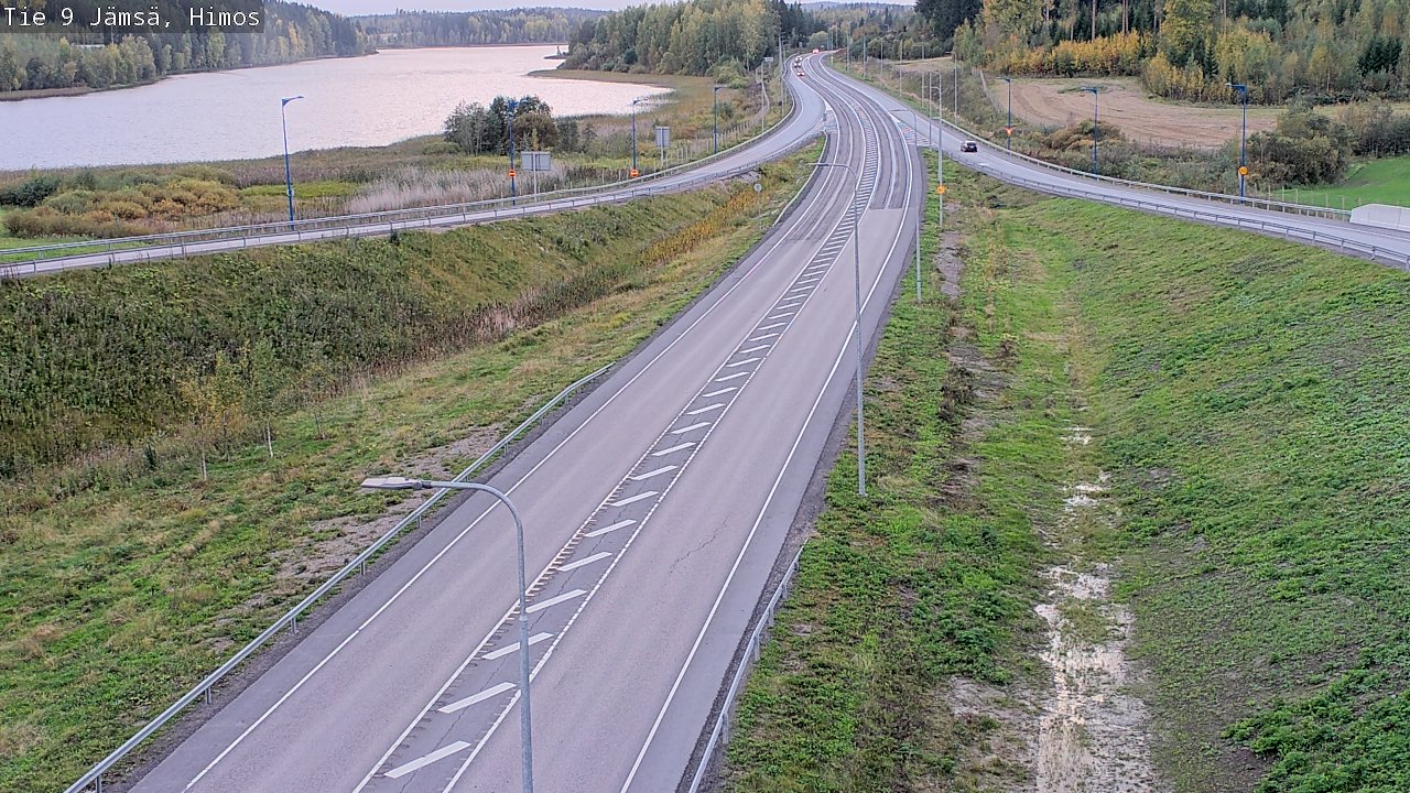 Weather Camera Image Road 9 Jämsä, Himos, Jämsä, Keski-Suomi