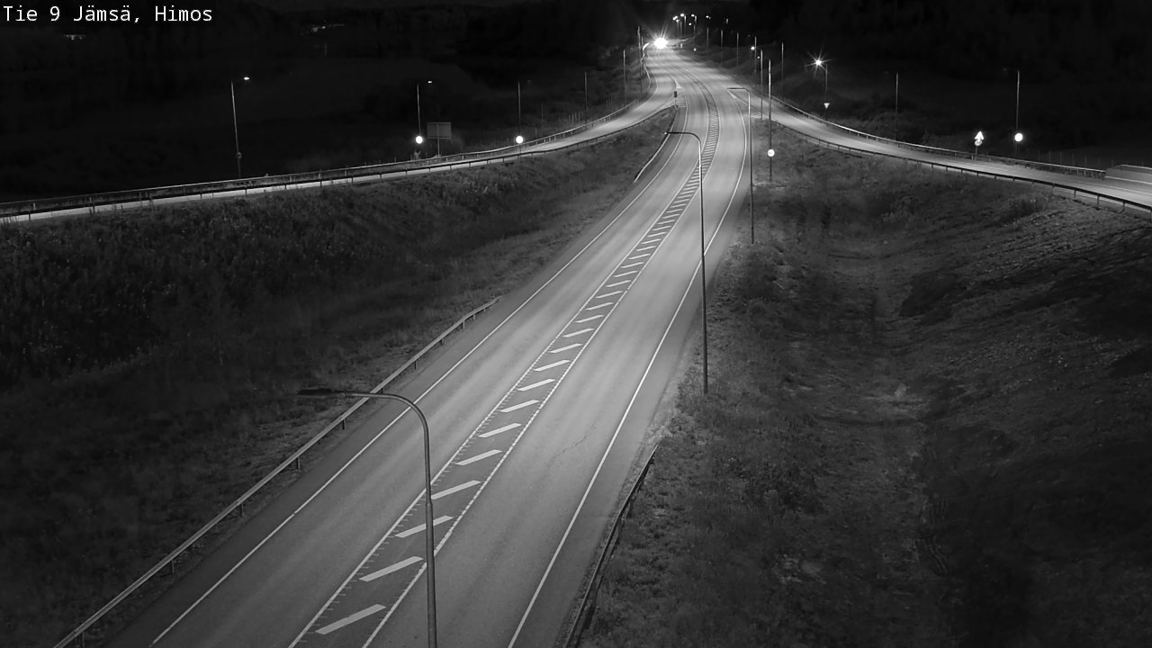 Weather Camera Image Väg 9 Jämsä, Himos, Jämsä, Keski-Suomi