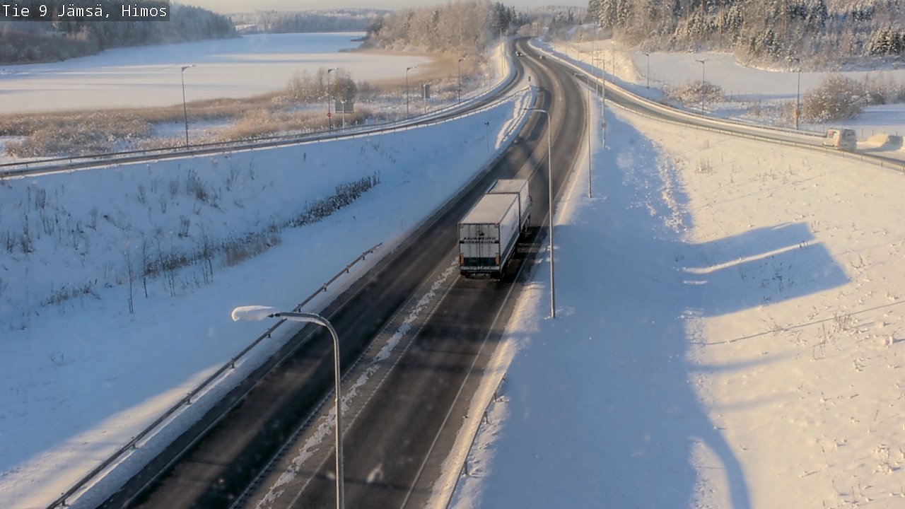 Weather Camera Image Road 9 Jämsä, Himos, Jämsä, Keski-Suomi