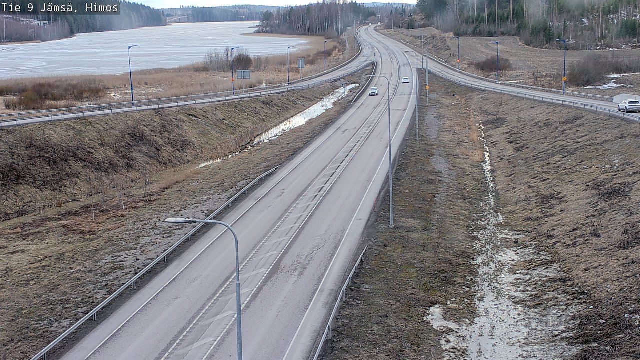 Weather Camera Image Väg 9 Jämsä, Himos, Jämsä, Keski-Suomi