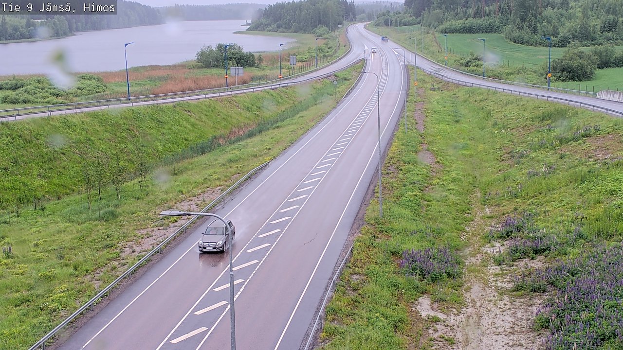 Weather Camera Image Väg 9 Jämsä, Himos, Jämsä, Keski-Suomi