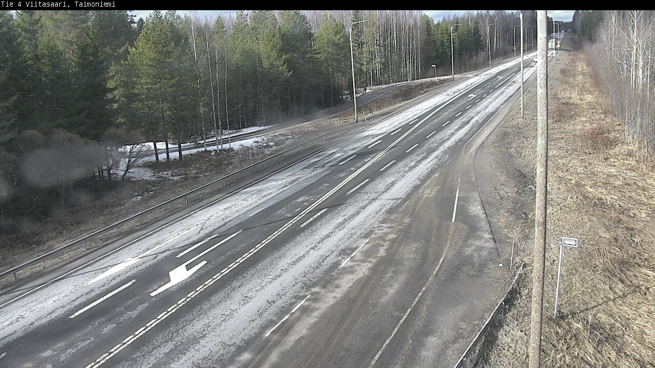 Weather Camera Image Road 4 Taimoniemi, Viitasaari, Keski-Suomi