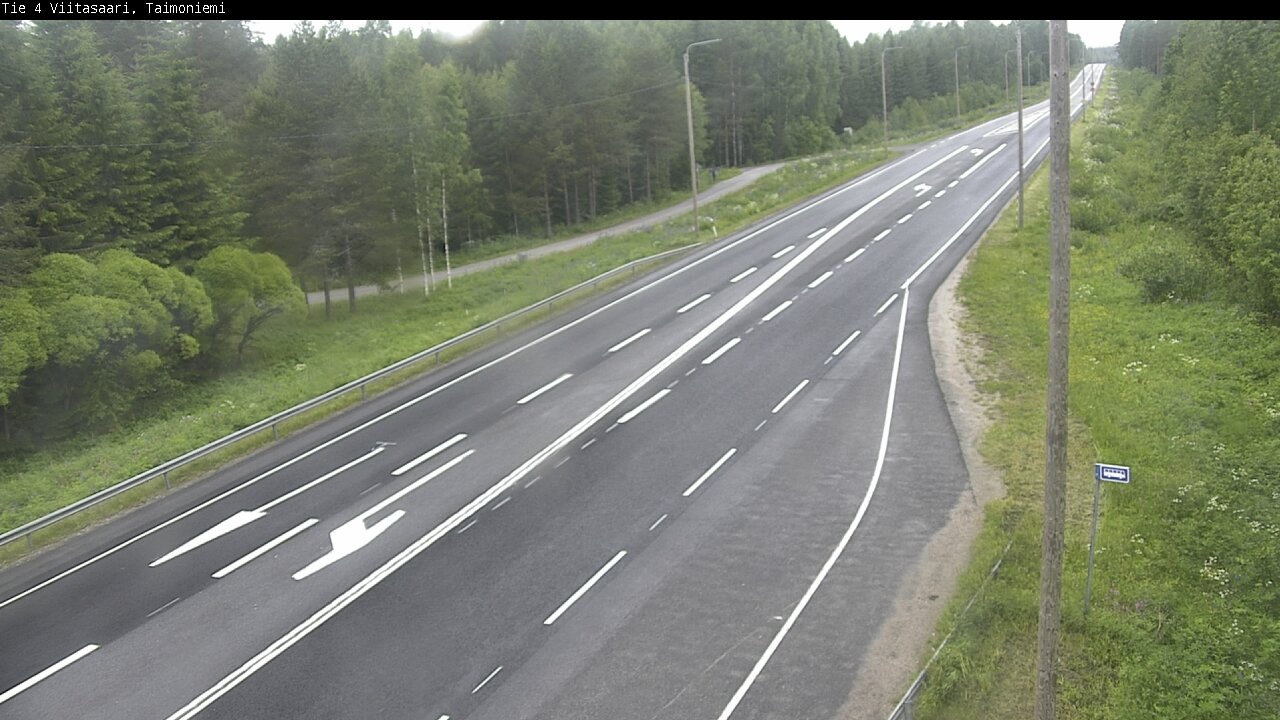 Weather Camera Image Road 4 Taimoniemi, Viitasaari, Keski-Suomi