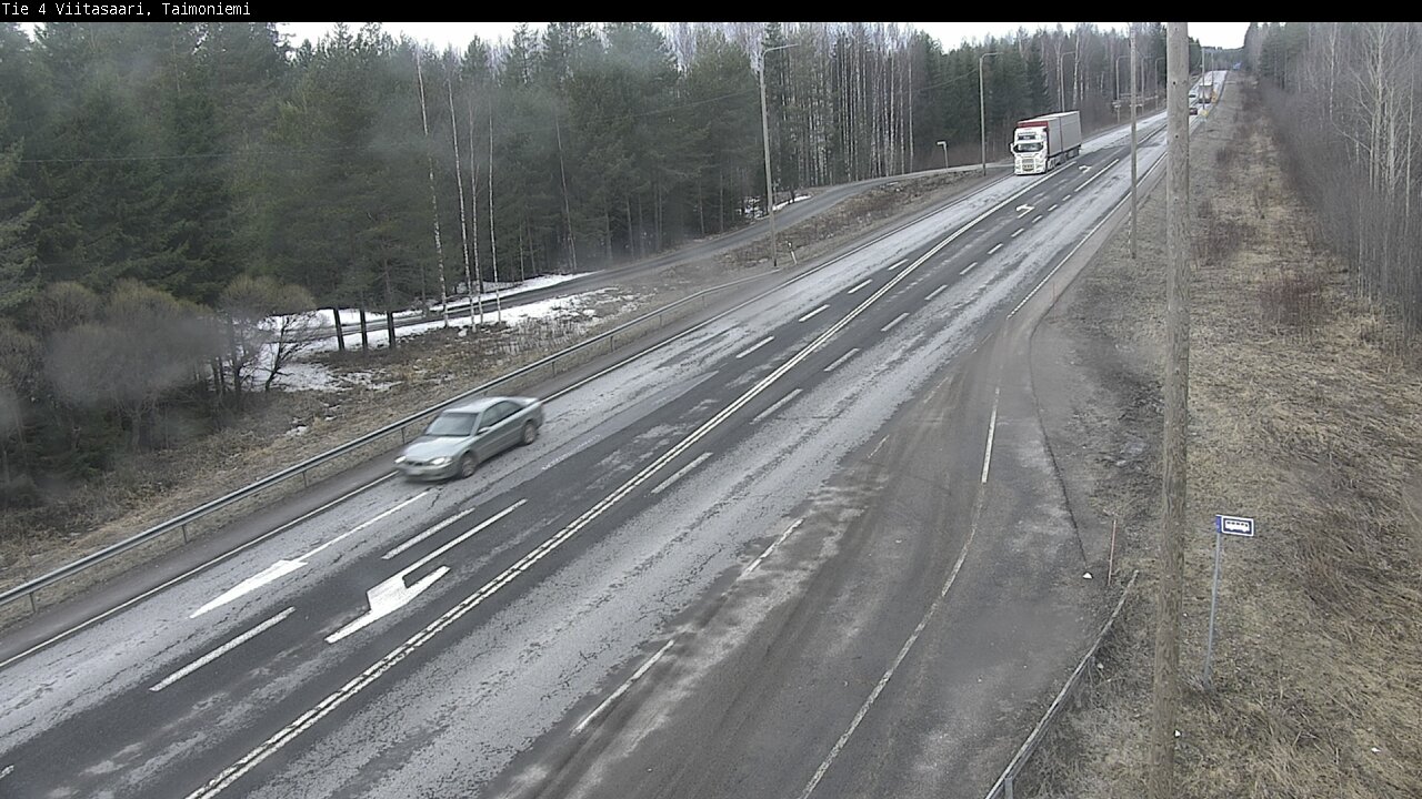 Weather Camera Image Road 4 Taimoniemi, Viitasaari, Keski-Suomi