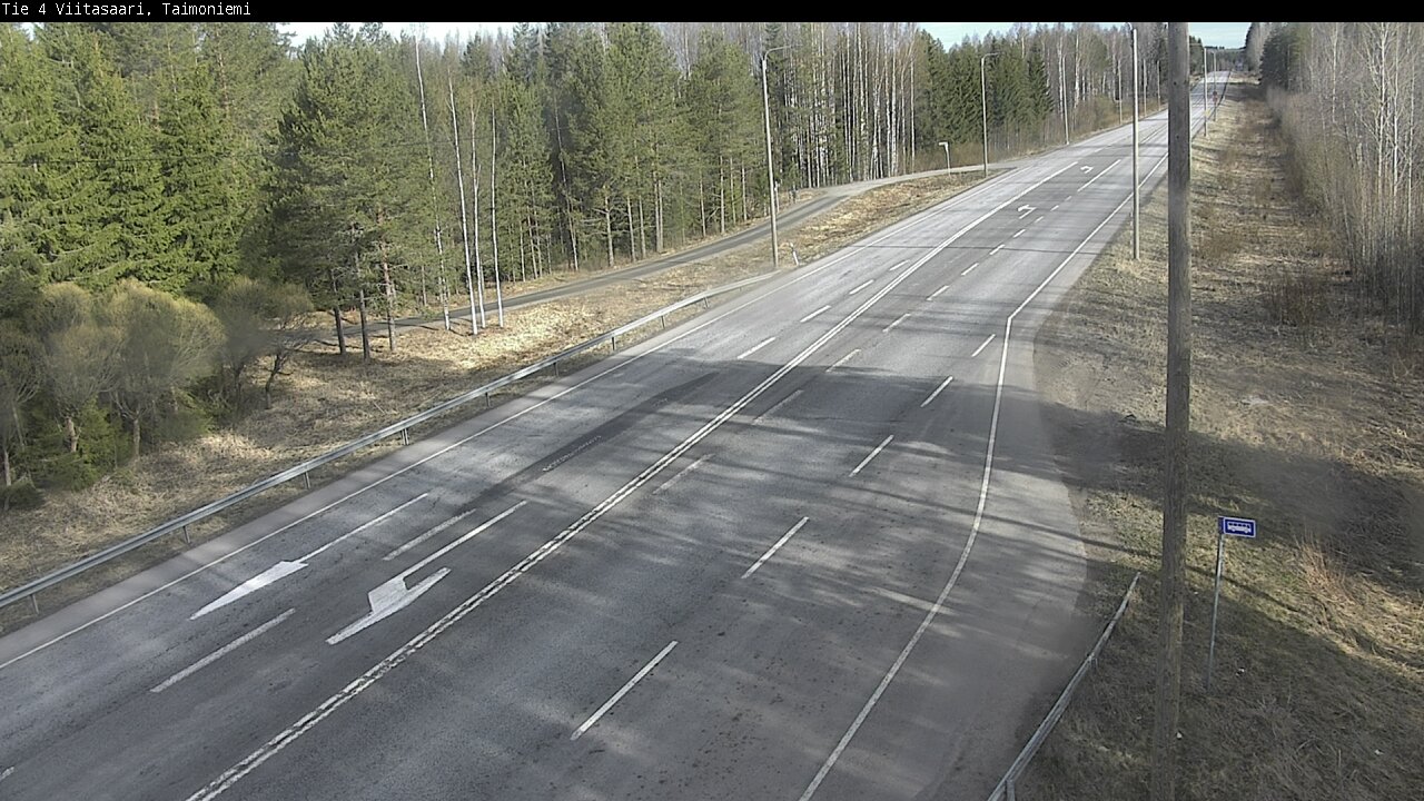 Weather Camera Image Väg 4 Taimoniemi, Viitasaari, Keski-Suomi