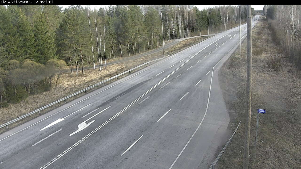 Weather Camera Image Väg 4 Taimoniemi, Viitasaari, Keski-Suomi