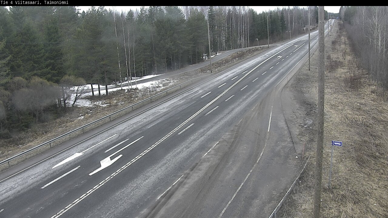 Weather Camera Image Road 4 Taimoniemi, Viitasaari, Keski-Suomi