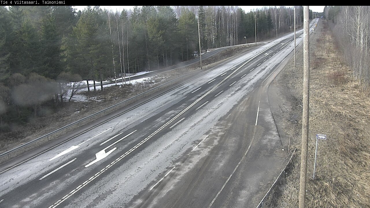 Weather Camera Image Road 4 Taimoniemi, Viitasaari, Keski-Suomi