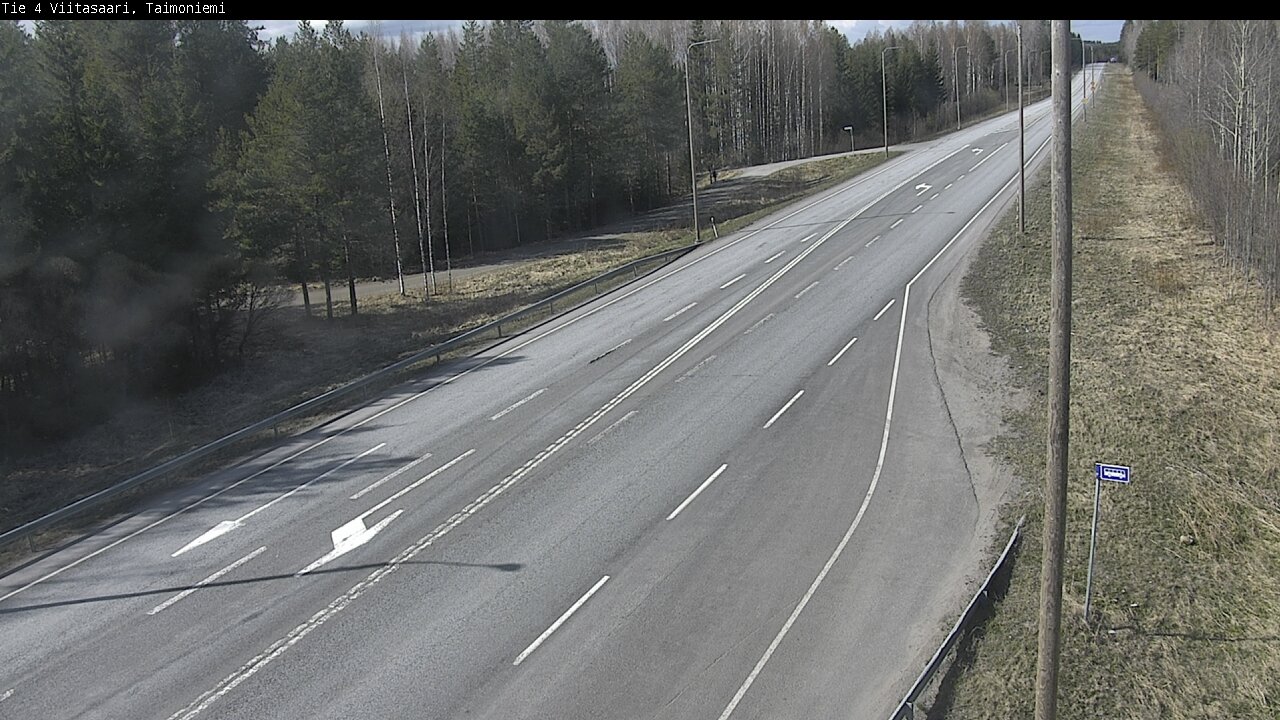 Weather Camera Image Road 4 Taimoniemi, Viitasaari, Keski-Suomi