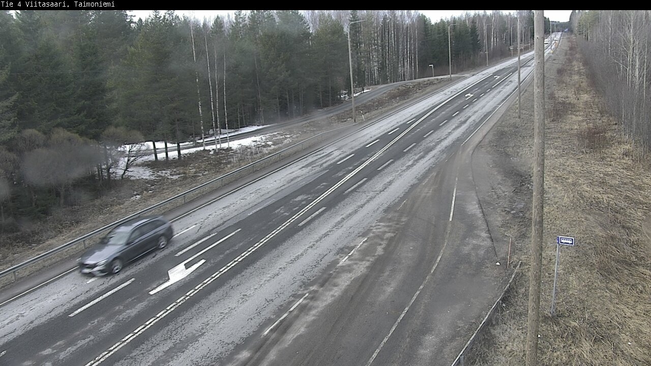 Weather Camera Image Road 4 Taimoniemi, Viitasaari, Keski-Suomi