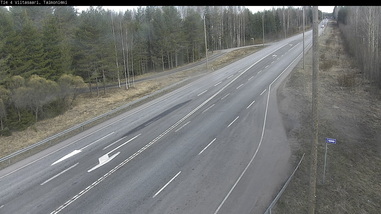 Weather Camera Image Väg 4 Taimoniemi, Viitasaari, Keski-Suomi