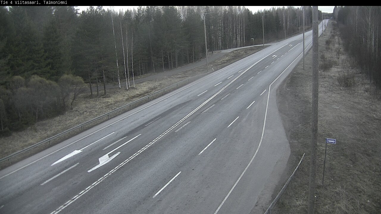 Weather Camera Image Väg 4 Taimoniemi, Viitasaari, Keski-Suomi