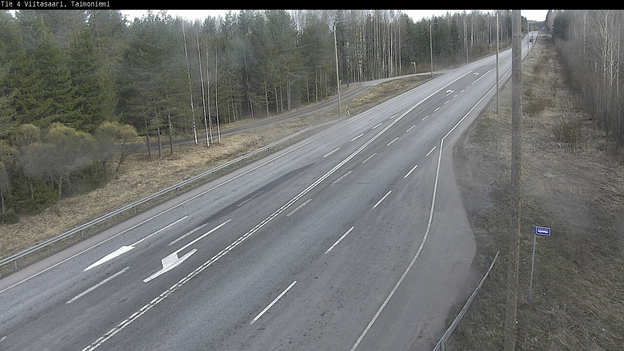 Weather Camera Image Väg 4 Taimoniemi, Viitasaari, Keski-Suomi