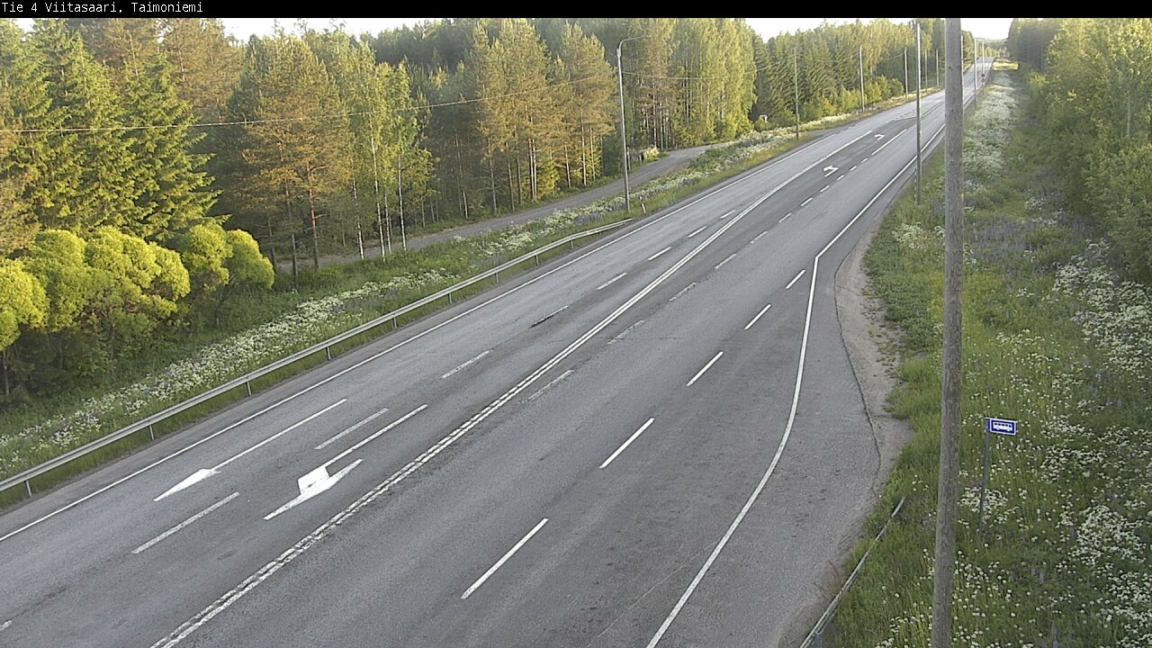 Weather Camera Image Väg 4 Taimoniemi, Viitasaari, Keski-Suomi