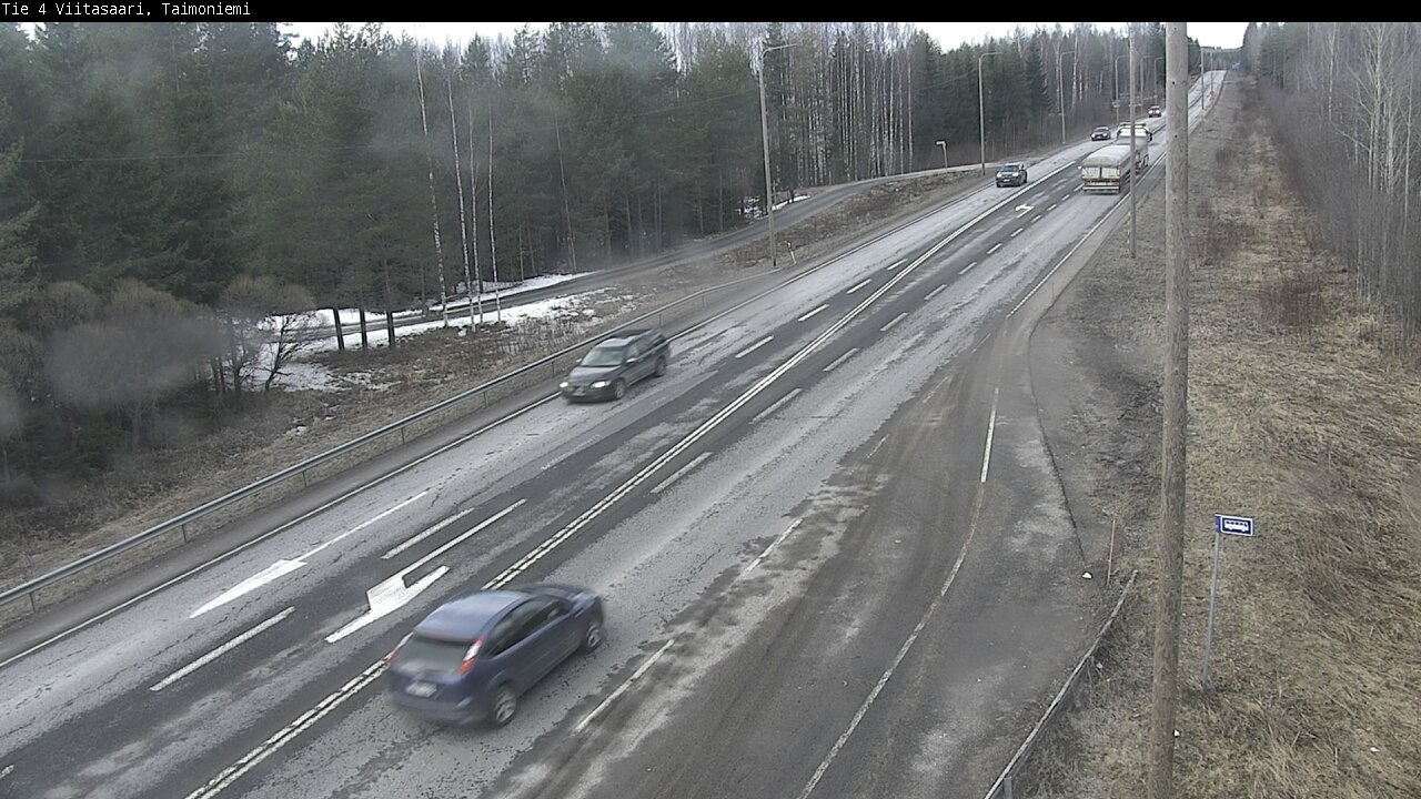Weather Camera Image Road 4 Taimoniemi, Viitasaari, Keski-Suomi