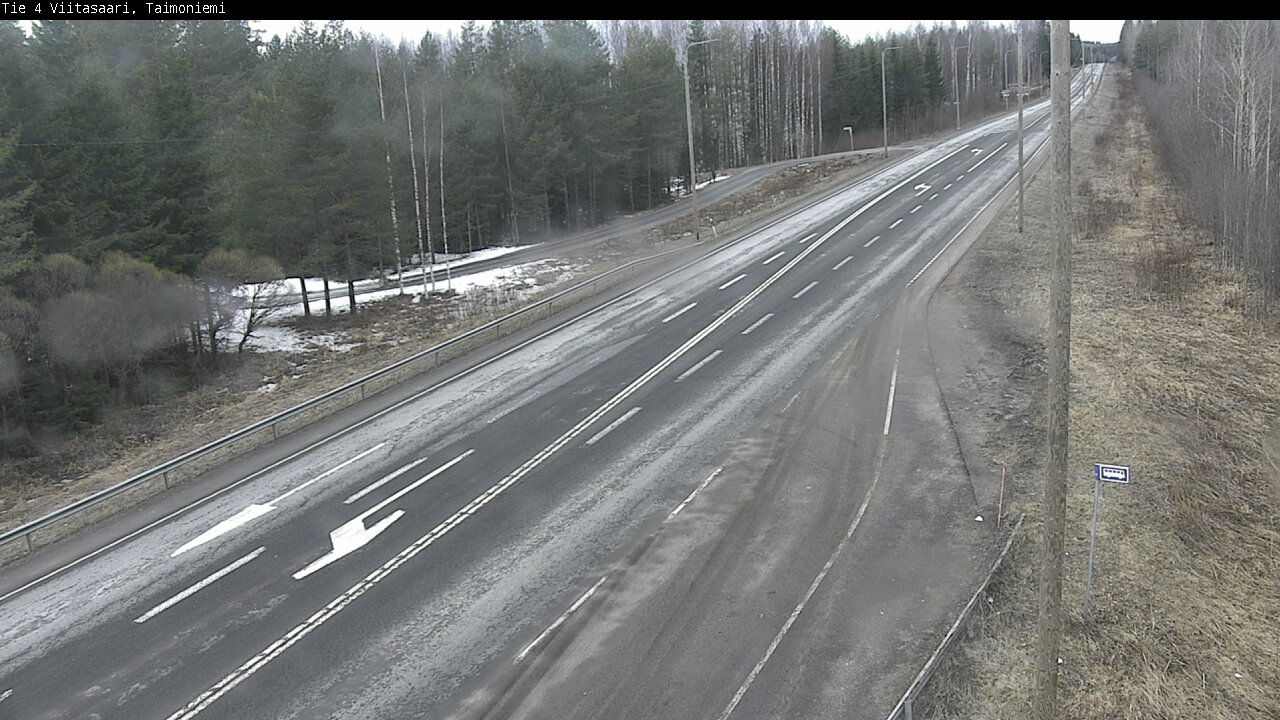 Weather Camera Image Road 4 Taimoniemi, Viitasaari, Keski-Suomi