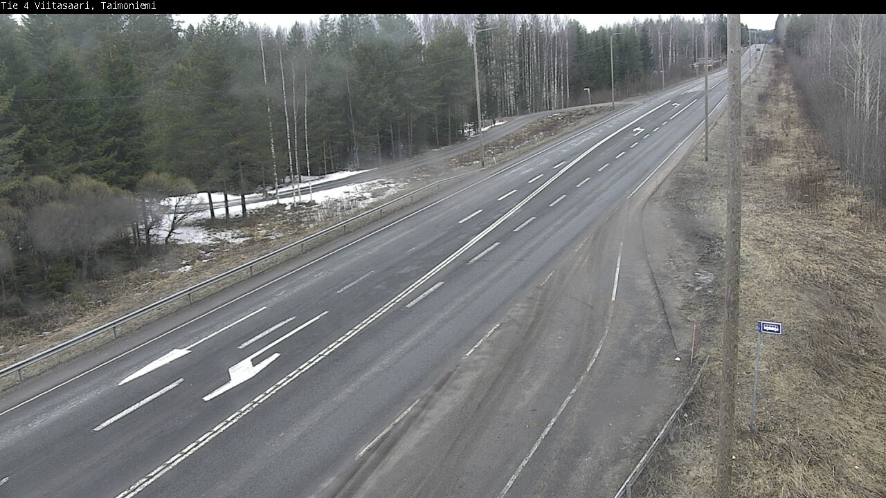 Weather Camera Image Road 4 Taimoniemi, Viitasaari, Keski-Suomi