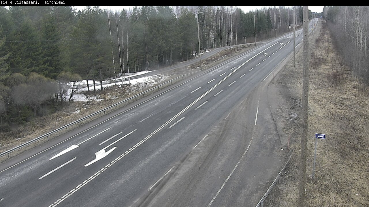 Weather Camera Image Road 4 Taimoniemi, Viitasaari, Keski-Suomi