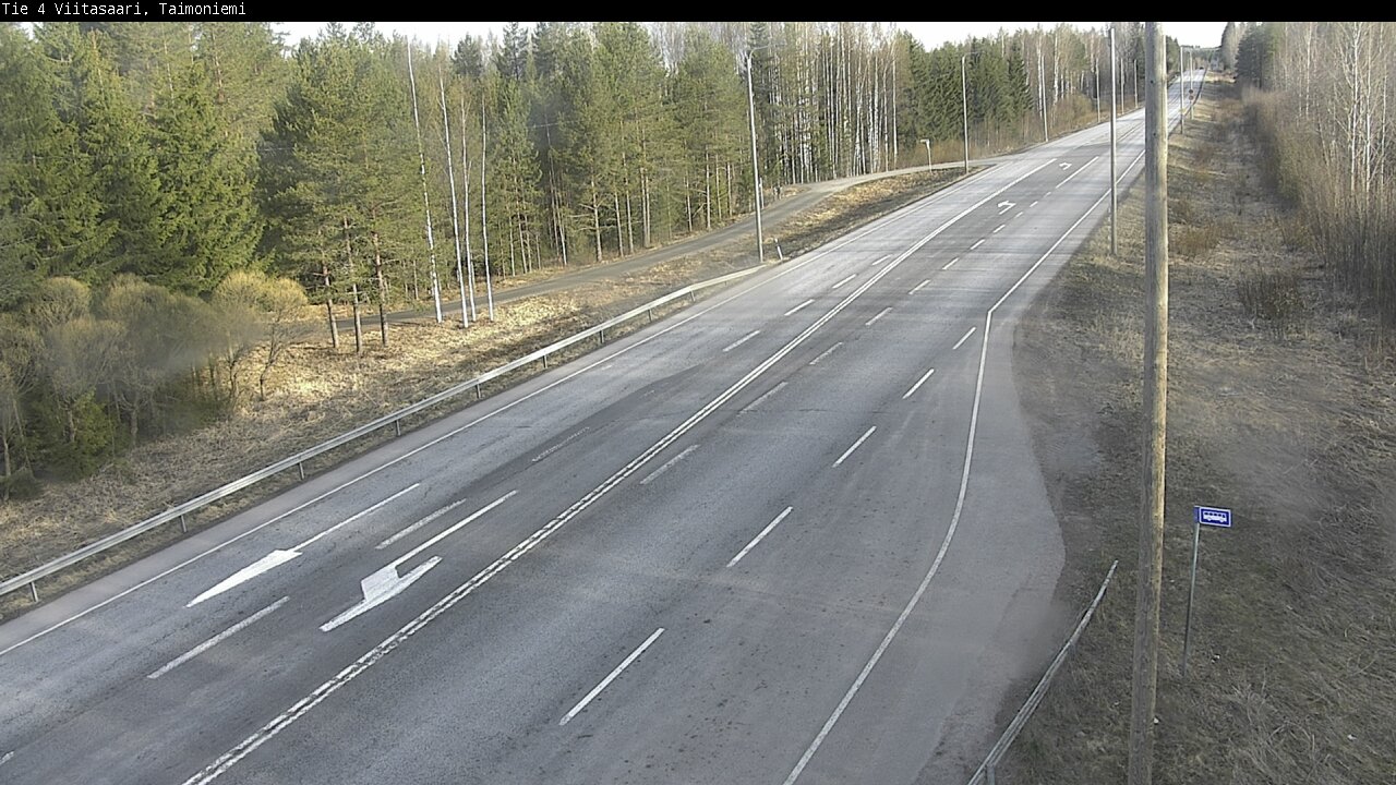 Weather Camera Image Väg 4 Taimoniemi, Viitasaari, Keski-Suomi
