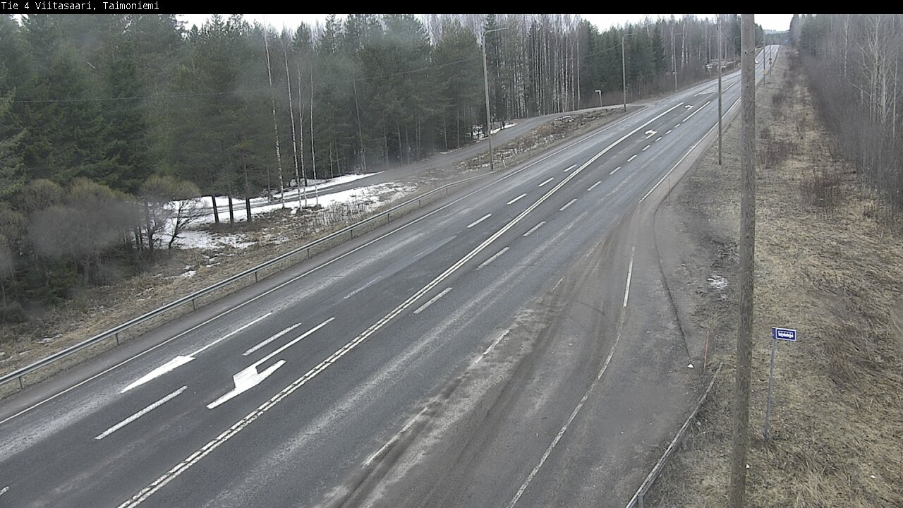 Weather Camera Image Road 4 Taimoniemi, Viitasaari, Keski-Suomi